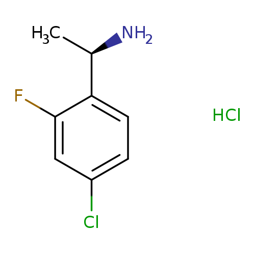 Benzenemethanamine, 4-chloro-2-fluoro-a-methyl-, (aR)- HYDROCHLORIDE