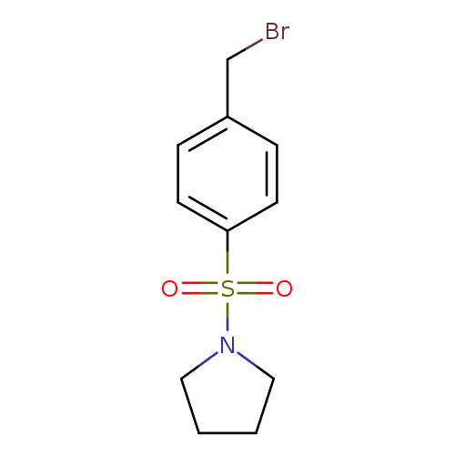 1-((4-(Bromomethyl)phenyl)sulfonyl)pyrrolidine