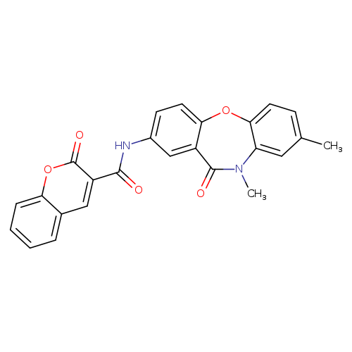 N-{6,9-dimethyl-10-oxo-2-oxa-9-azatricyclo[9.4.0.0^{3,8}]pentadeca-1(11),3(8),4,6,12,14-hexaen-13-yl}-2-oxo-2H-chromene-3-carboxamide