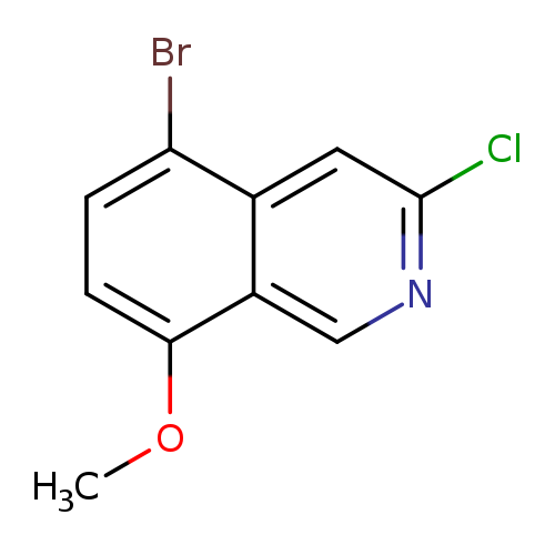 5-bromo-3-chloro-8-methoxyisoquinoline