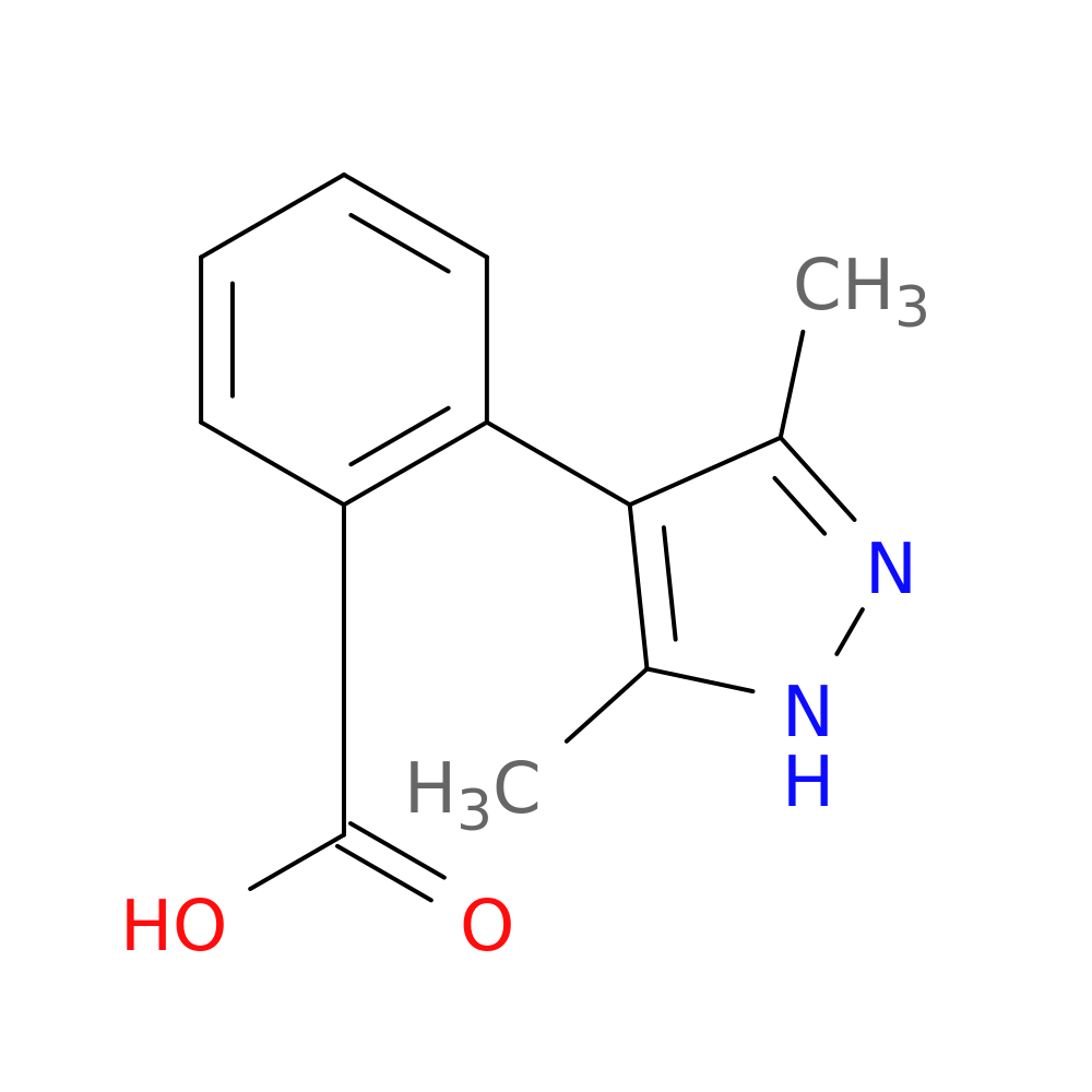 2-(3,5-Dimethyl-1H-pyrazol-4-yl)benzoic acid