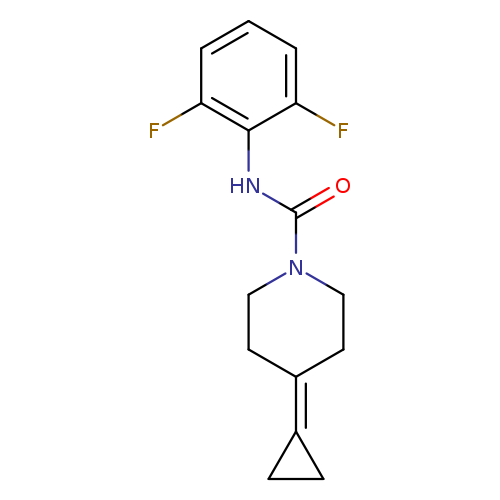 4-cyclopropylidene-N-(2,6-difluorophenyl)piperidine-1-carboxamide