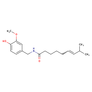 6-Nonenamide, N-[(4-hydroxy-3-methoxyphenyl)methyl]-8-methyl-, (6Z)-