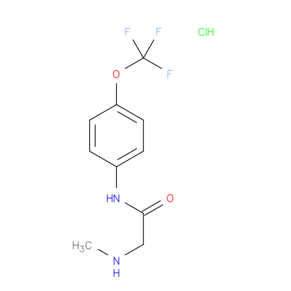 2-(Methylamino)-N-(4-(trifluoromethoxy)phenyl)acetamide hydrochloride