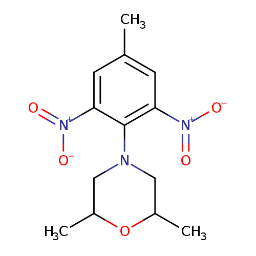 2,6-dimethyl-4-(4-methyl-2,6-dinitrophenyl)morpholine