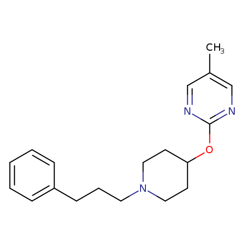 5-methyl-2-{[1-(3-phenylpropyl)piperidin-4-yl]oxy}pyrimidine
