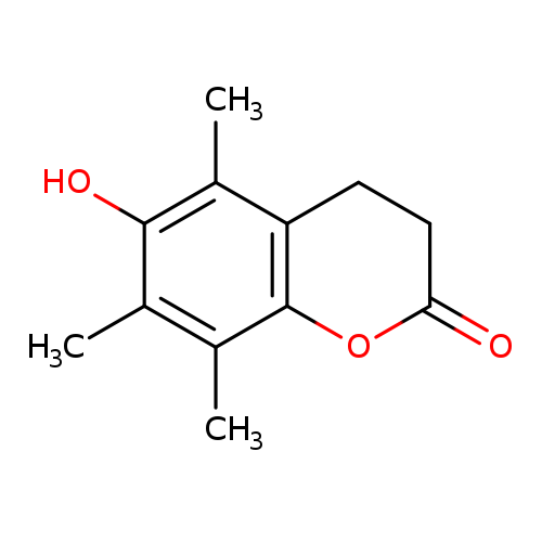 6-Hydroxy-5,7,8-trimethyl-3,4-dihydro-2H-1-benzopyran-2-one