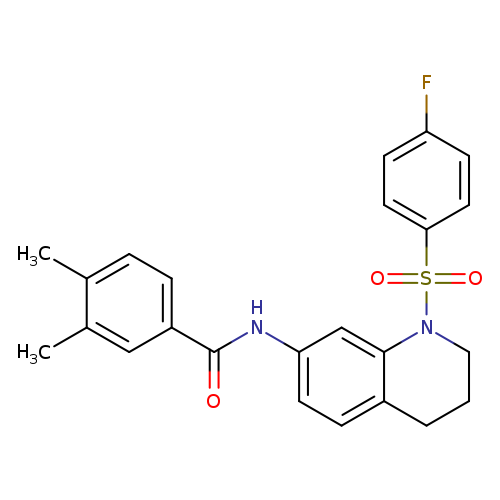 N-[1-(4-fluorobenzenesulfonyl)-1,2,3,4-tetrahydroquinolin-7-yl]-3,4-dimethylbenzamide