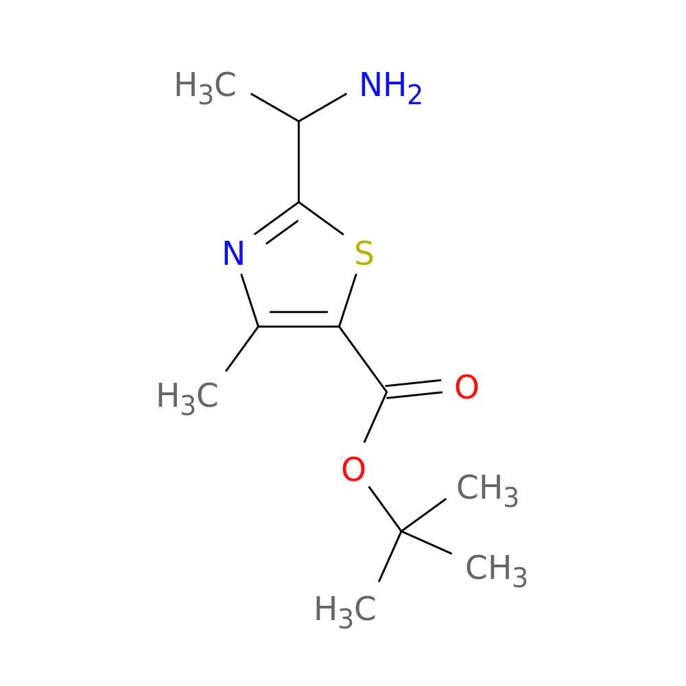 tert-butyl 2-(1-aminoethyl)-4-methyl-1,3-thiazole-5-carboxylate