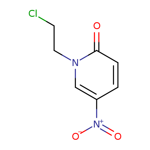 1-(2-chloroethyl)-5-nitro-1,2-dihydropyridin-2-one