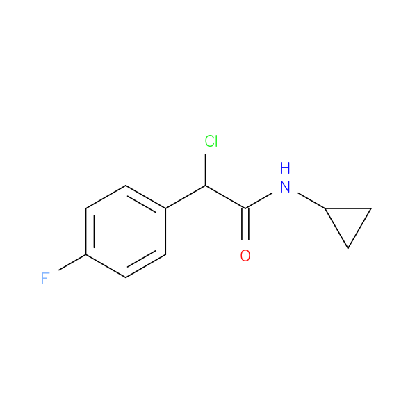 2-chloro-N-cyclopropyl-2-(4-fluorophenyl)acetamide