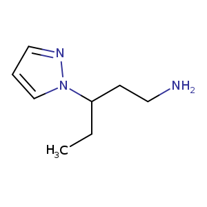 [3-(1H-Pyrazol-1-yl)pentyl]amine