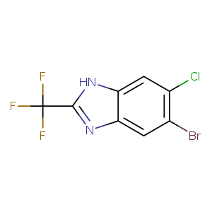 5-Bromo-6-chloro-2-(trifluoromethyl)-1h-benzimidazole