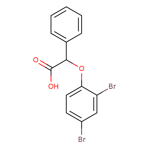 2-(2,4-dibromophenoxy)-2-phenylacetic acid