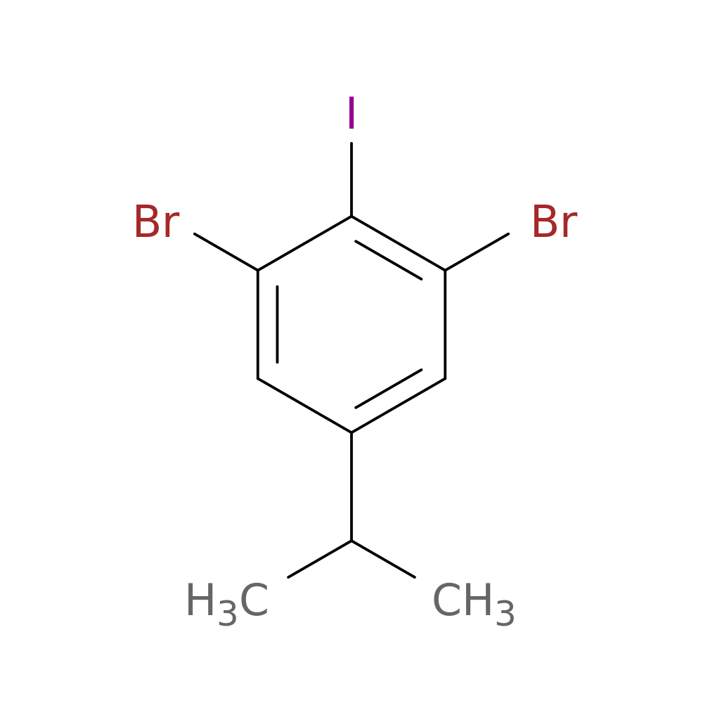 3,5-Dibromo-4-iodoisopropylbenzene