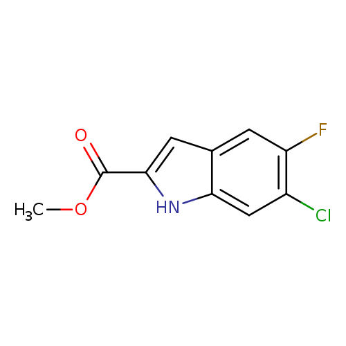 methyl 6-chloro-5-fluoro-1H-indole-2-carboxylate