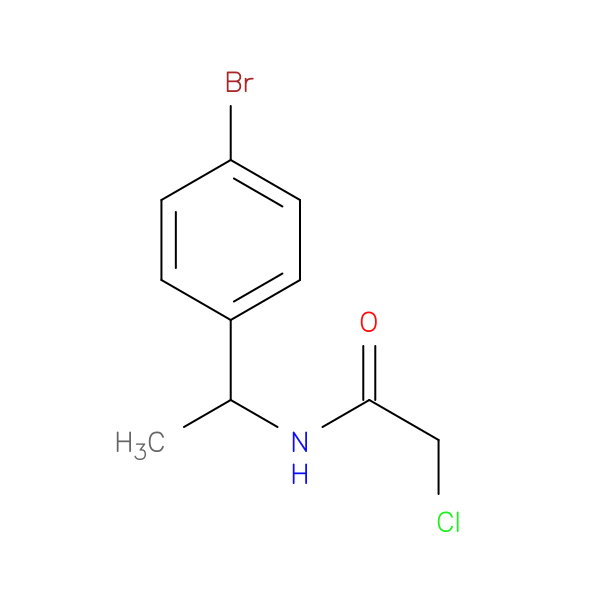 N-[1-(4-bromophenyl)ethyl]-2-chloroacetamide