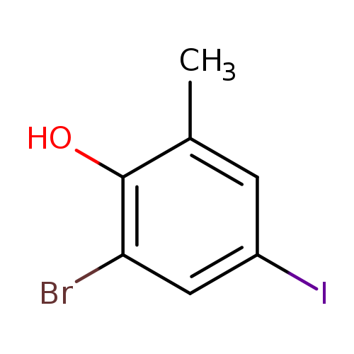 2-Bromo-4-iodo-6-methylphenol