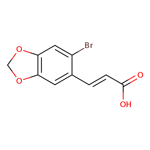 3-(6-Bromobenzo[d][1,3]dioxol-5-yl)acrylic acid