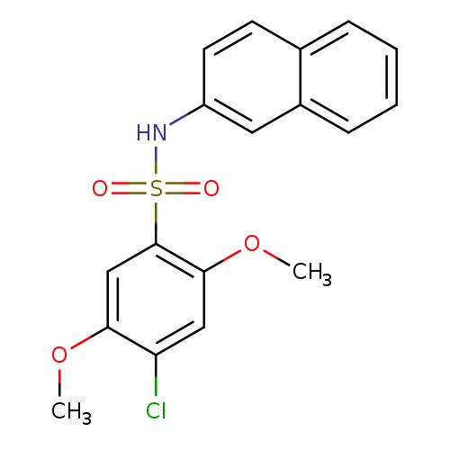 4-chloro-2,5-dimethoxy-N-(naphthalen-2-yl)benzene-1-sulfonamide