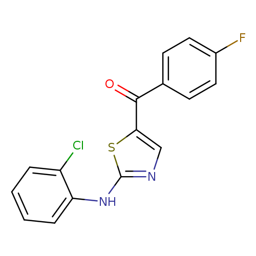 N-(2-chlorophenyl)-5-(4-fluorobenzoyl)-1,3-thiazol-2-amine