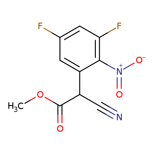 Methyl 2-cyano-2-(3,5-difluoro-2-nitrophenyl)acetate