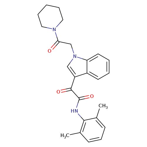 N-(2,6-dimethylphenyl)-2-oxo-2-{1-[2-oxo-2-(piperidin-1-yl)ethyl]-1H-indol-3-yl}acetamide