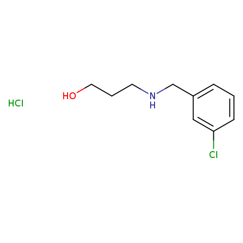 3-{[(3-chlorophenyl)methyl]amino}propan-1-ol hydrochloride