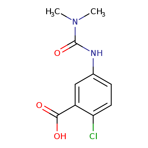 2-chloro-5-[(dimethylcarbamoyl)amino]benzoic acid