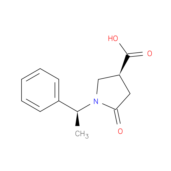 (S)-5-Oxo-1-((S)-1-phenylethyl)pyrrolidine-3-carboxylic acid