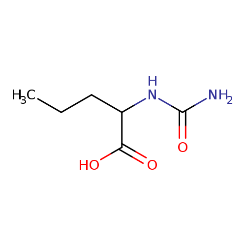2-(carbamoylamino)pentanoic acid