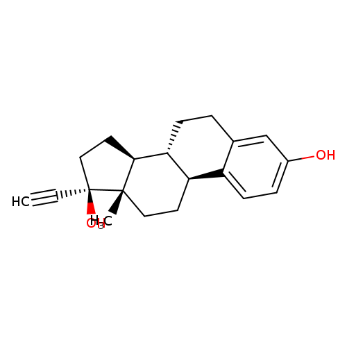 19-Norpregna-1,3,5(10)-trien-20-yne-3,17-diol, (17a)-