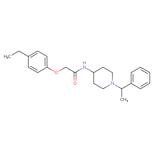 2-(4-ethylphenoxy)-N-[1-(1-phenylethyl)piperidin-4-yl]acetamide