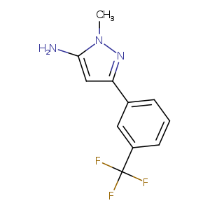 1-methyl-3-[3-(trifluoromethyl)phenyl]-1H-pyrazol-5-amine