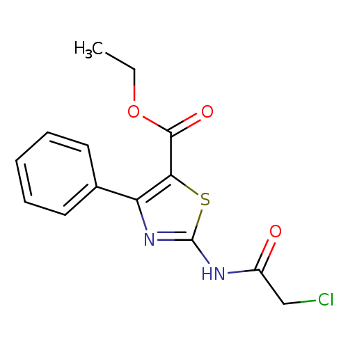 ethyl 2-(2-chloroacetamido)-4-phenyl-1,3-thiazole-5-carboxylate