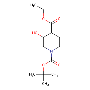 1-Tert-butyl 4-ethyl 3-hydroxypiperidine-1,4-dicarboxylate