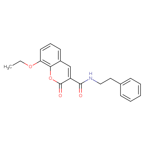 8-ethoxy-2-oxo-N-(2-phenylethyl)-2H-chromene-3-carboxamide