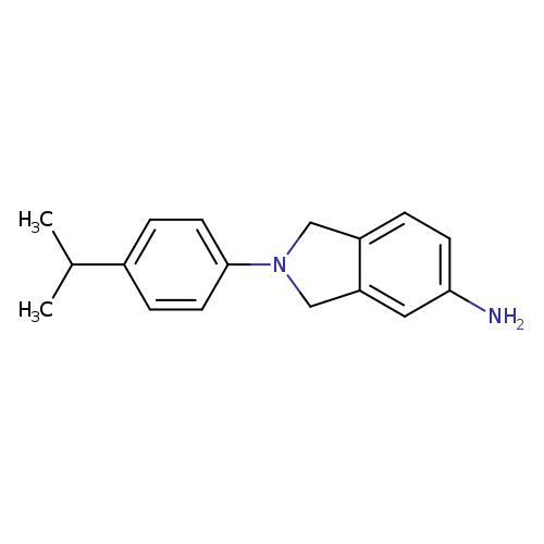 2-[4-(propan-2-yl)phenyl]-2,3-dihydro-1H-isoindol-5-amine