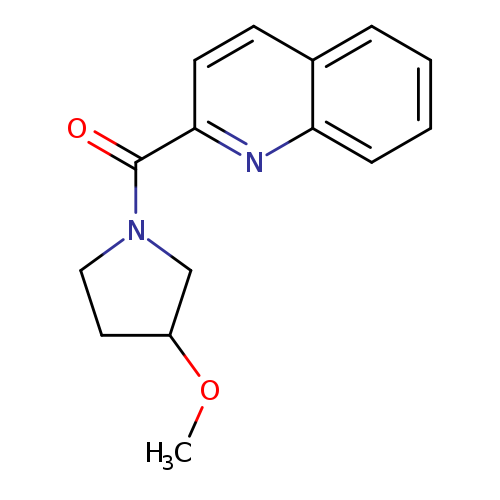 2-(3-methoxypyrrolidine-1-carbonyl)quinoline