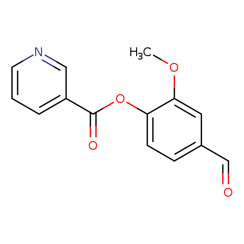 4-formyl-2-methoxyphenyl pyridine-3-carboxylate