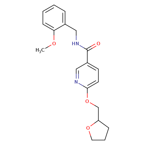 N-[(2-methoxyphenyl)methyl]-6-[(oxolan-2-yl)methoxy]pyridine-3-carboxamide