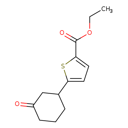 Ethyl 5-(3-oxocyclohexyl)-2-thiophenecarboxylate