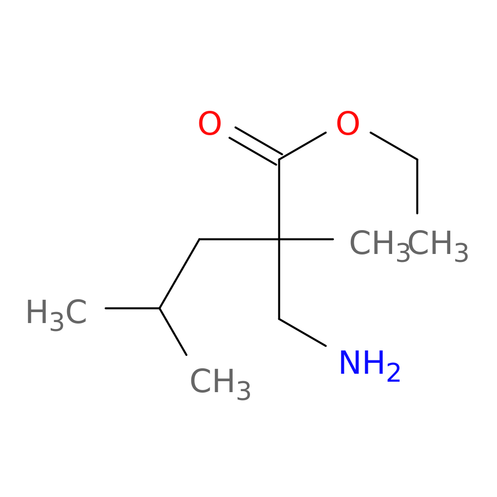 ethyl 2-(aminomethyl)-2,4-dimethylpentanoate