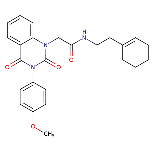 N-[2-(cyclohex-1-en-1-yl)ethyl]-2-[3-(4-methoxyphenyl)-2,4-dioxo-1,2,3,4-tetrahydroquinazolin-1-yl]acetamide