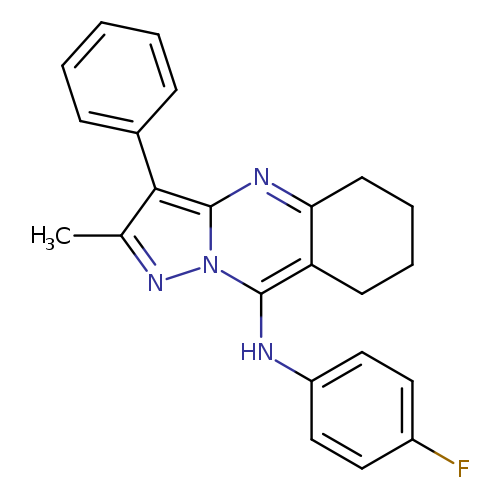 N-(4-fluorophenyl)-2-methyl-3-phenyl-5H,6H,7H,8H-pyrazolo[3,2-b]quinazolin-9-amine