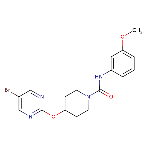 4-[(5-bromopyrimidin-2-yl)oxy]-N-(3-methoxyphenyl)piperidine-1-carboxamide