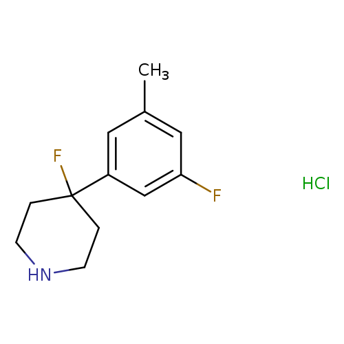 4-fluoro-4-(3-fluoro-5-methylphenyl)piperidine hydrochloride