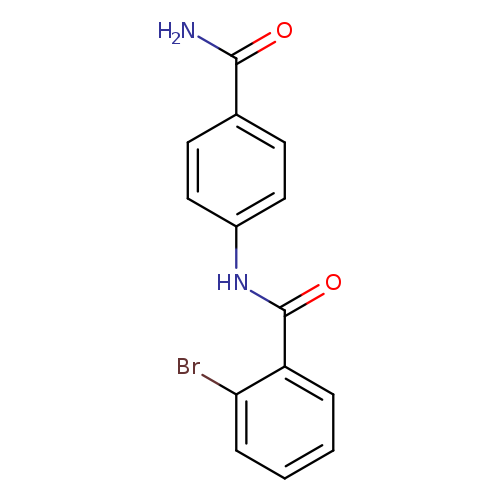 N-[4-(aminocarbonyl)phenyl]-2-bromobenzamide