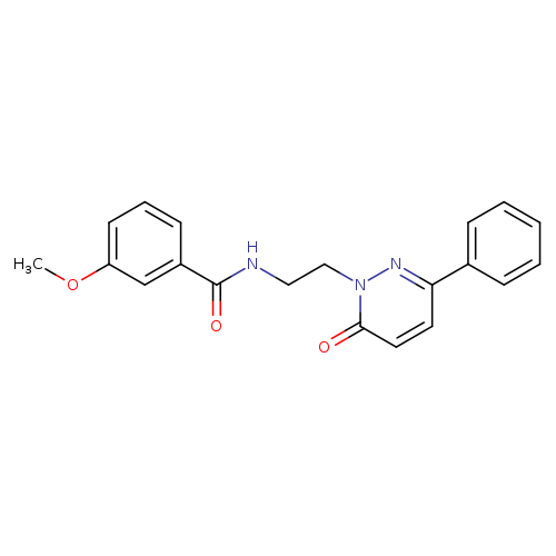 3-methoxy-N-[2-(6-oxo-3-phenyl-1,6-dihydropyridazin-1-yl)ethyl]benzamide
