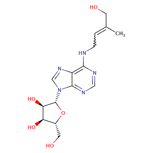 (2R,3R,4S,5R)-2-(6-((4-Hydroxy-3-methylbut-2-en-1-yl)amino)-9H-purin-9-yl)-5-(hydroxymethyl)tetrahydrofuran-3,4-diol